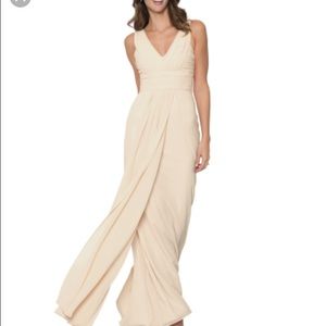 Monique Lhuillier Champagne Dress